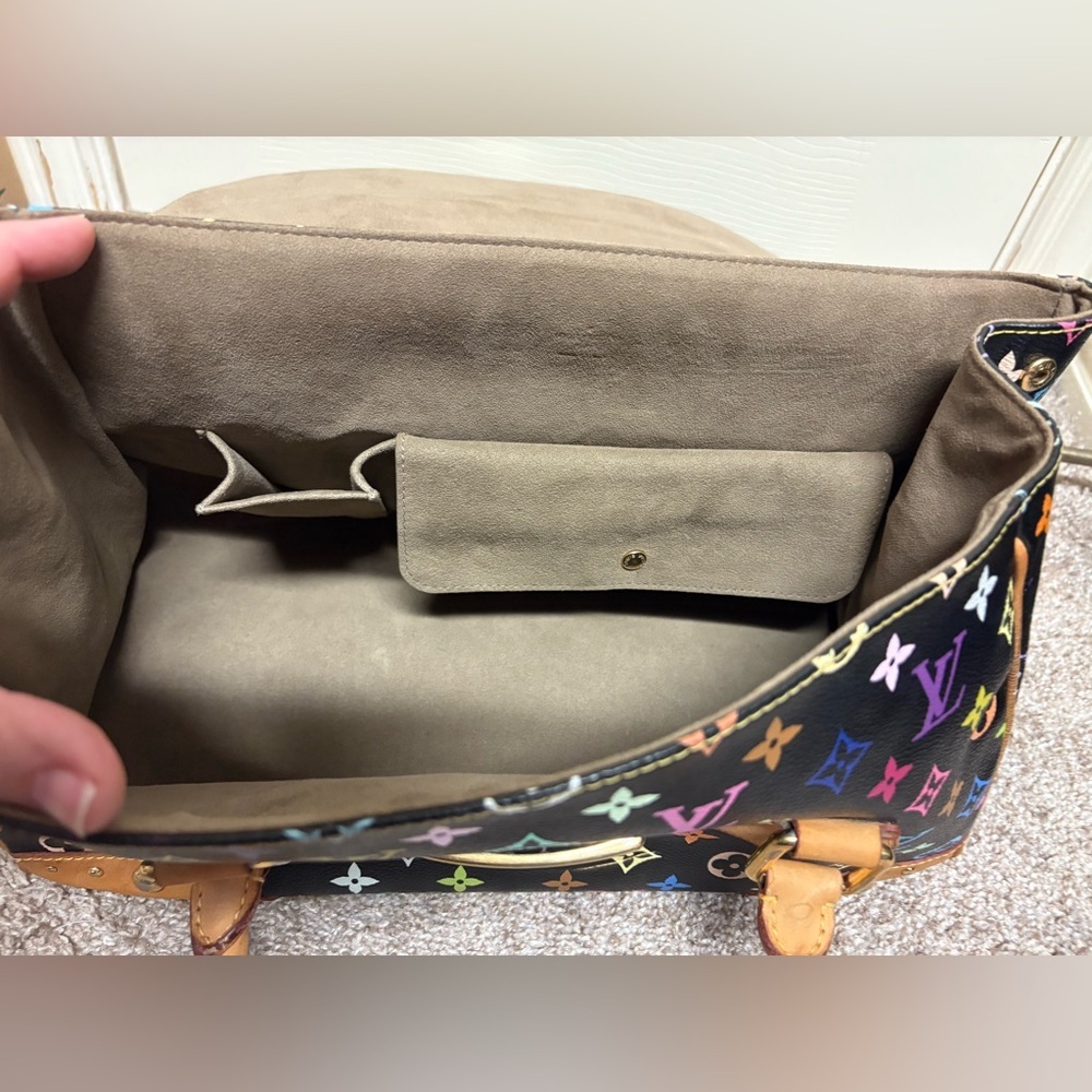 Louis Vuitton LV Murakami black multicolor Beverly handbag cute shoulder bag EUC - Picture 10 of 17